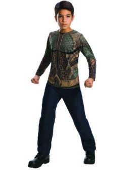 Camiseta De Aquaman Para Niño - Liga De La Justicia