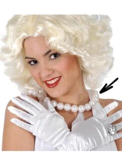 Collar De Perlas Blancas