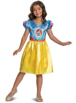 Disfraz De Blancanieves Clásico Para Niña