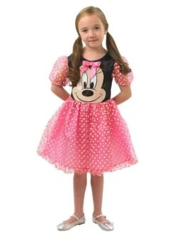 Disfraz De Minnie Mouse Rosa Para Niña