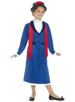 Disfraz De Niñera Victoriana Para Niña