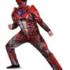 Disfraz De Power Ranger Rojo Movie Musculoso Para Adulto