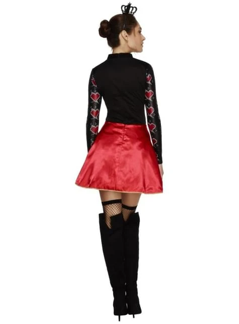 Disfraz De Reina De Corazones Fever Para Mujer - Imagen 3
