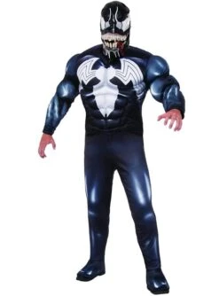 Disfraz De Venom Musculoso Para Hombre