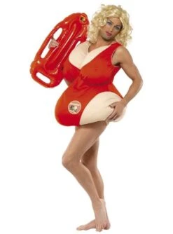 Disfraz De Mujer Socorrista Para Hombre - Los Vigilantes De La Playa