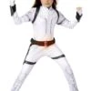 Disfraz De Viuda Negra Blanco Para Niña