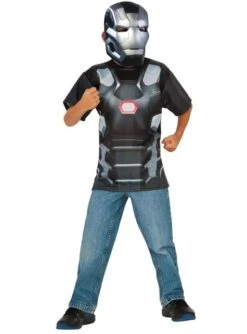 Kit Disfraz De Máquina De Guerra Capitán América Civil War Para Niño