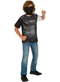 Kit Disfraz De Soldado De Invierno Capitán América Civil War Para Niño