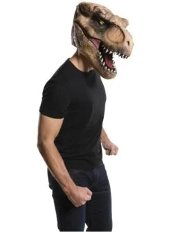 Máscara De Tiranosaurio Rex Jurassic World Deluxe Para Hombre