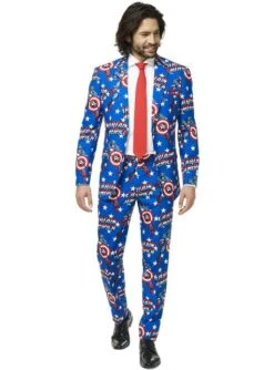 Traje De Capitán América - Opposuits