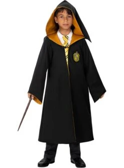 Túnica Réplica Hufflepuff Para Niños - Diamond Edition