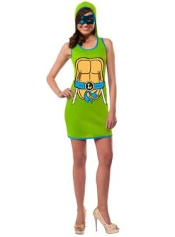 Vestido De Leonardo Las Tortugas Ninja Para Mujer